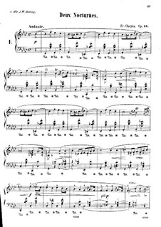 Nocturnes, Op.55: No.1 in F Minor by Frédéric Chopin