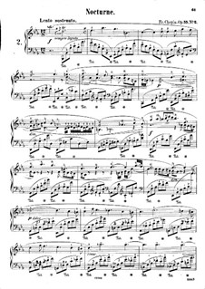 Nocturnes, Op.55: No.2 in E Flat Major by Frédéric Chopin