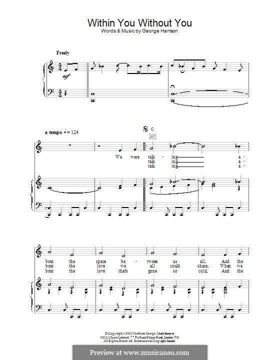Within You without You (The Beatles) por G. Harrison em músicaNeo