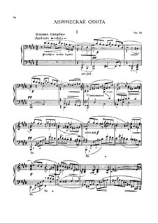 Lyrical Suite, Op.32: Ciclo completo by Felix Blumenfeld