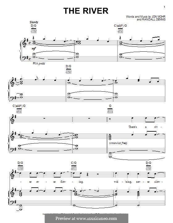 The River (Steve Green): Para vocais e piano (ou Guitarra) by Jon Mohr, Randall Dennis
