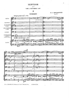 Scherzo from Septet, Op.49: Scherzo from Septet by René de Boisdeffre