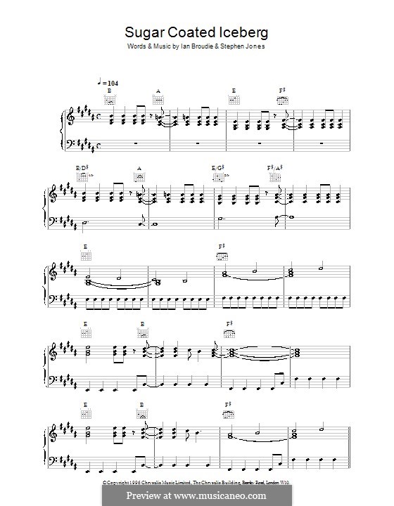 Sugar Coated Iceberg (The Lightning Seeds) por S. Jones, I. Broudie em