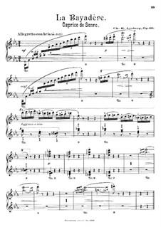La Bayadère, Op.66: La Bayadère by Charles Samuel Bovy-Lysberg
