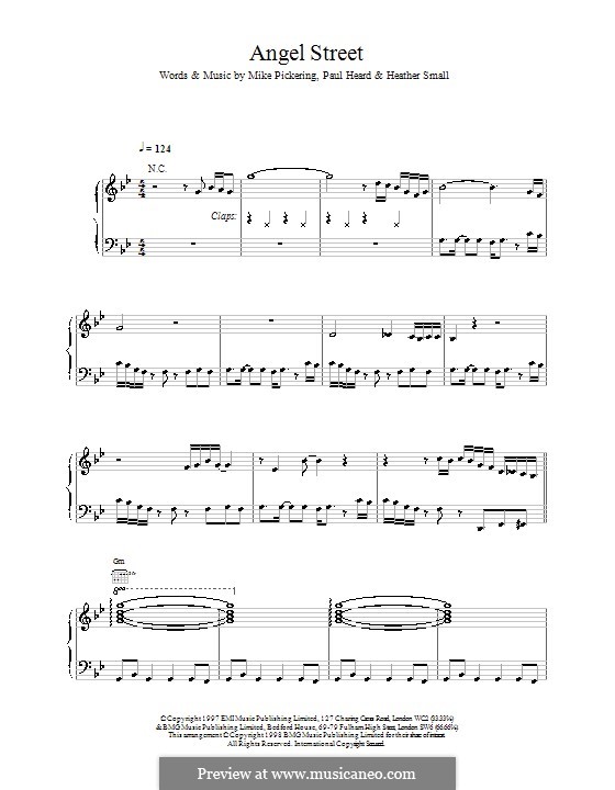 Angel Street (M People): Para vocais e piano (ou Guitarra) by Heather Small, Mike Pickering, Paul Heard