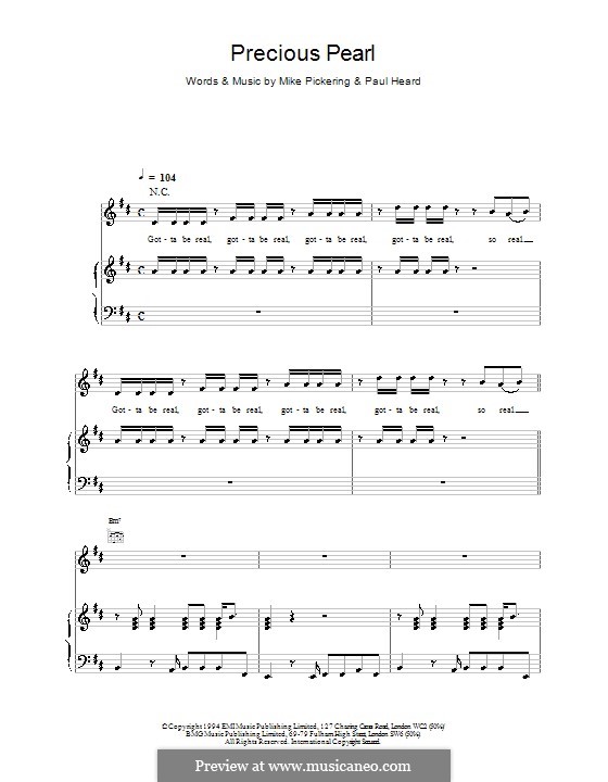 Precious Pearl (M People): Para vocais e piano (ou Guitarra) by Mike Pickering, Paul Heard