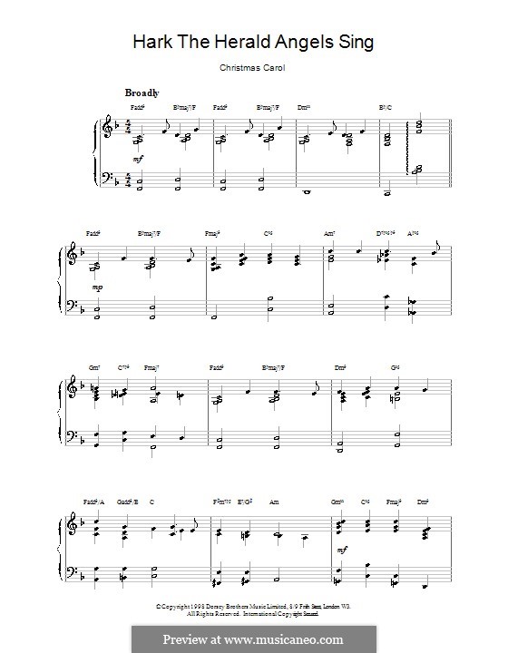 Piano version: Com coros by Felix Mendelssohn-Bartholdy