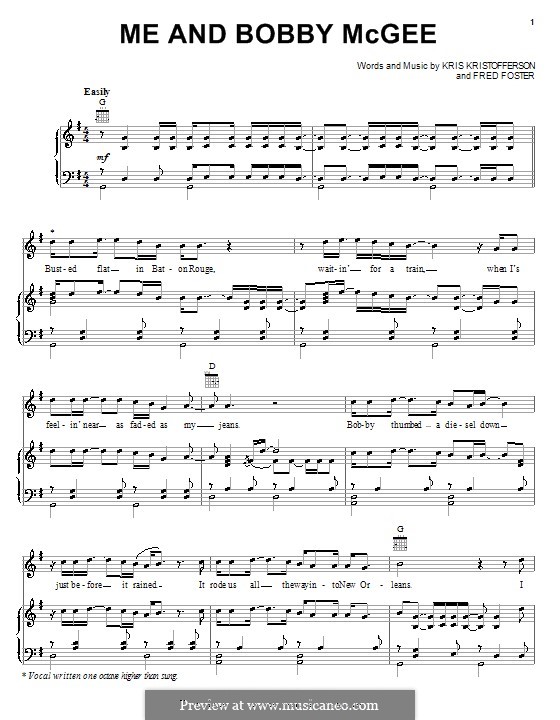 me and bobby mcgee highwaymen chords me and bobby mcgee highwaymen chords