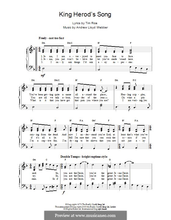 King Herod's Song (Jesus Christ Superstar) por A.L. ber em músicaNeo