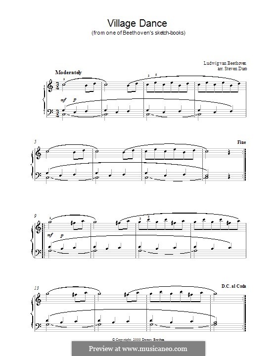 Village Dance: Village Dance by Ludwig van Beethoven