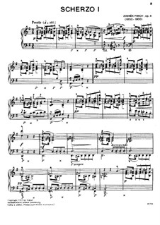 Two Scherzo, Op.4: Para Piano by Zdeněk Fibich