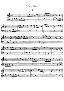 Three Early Pieces: Para Piano by César Franck