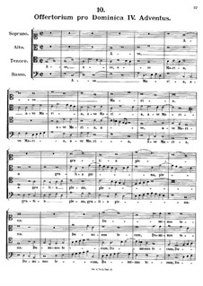 Offertorium pro Dominica IV. Adventus. Ave Maria, K.151: Offertorium pro Dominica IV. Adventus. Ave Maria by Johann Fux