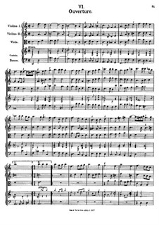 Overture in D Minor, K.357: Overture in D Minor by Johann Fux