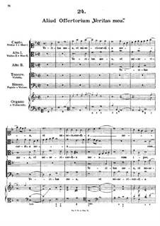 Veritas mea, L.32: Veritas mea by Johann Fux