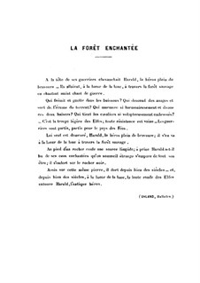 La forêt enchantée, Op.8: Partitura completa by Vincent d' Indy