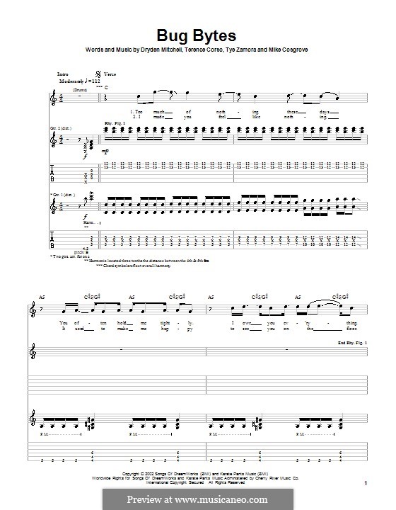 Bug Bytes (from Spider-Man): Para guitarra com guia by Dryden Mitchell, Mike Cosgrove, Terence Corso