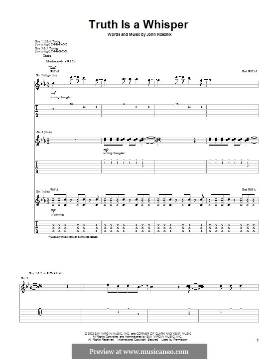 Truth Is a Whisper (Goo Goo Dolls): Para guitarra com guia by John Rzeznik