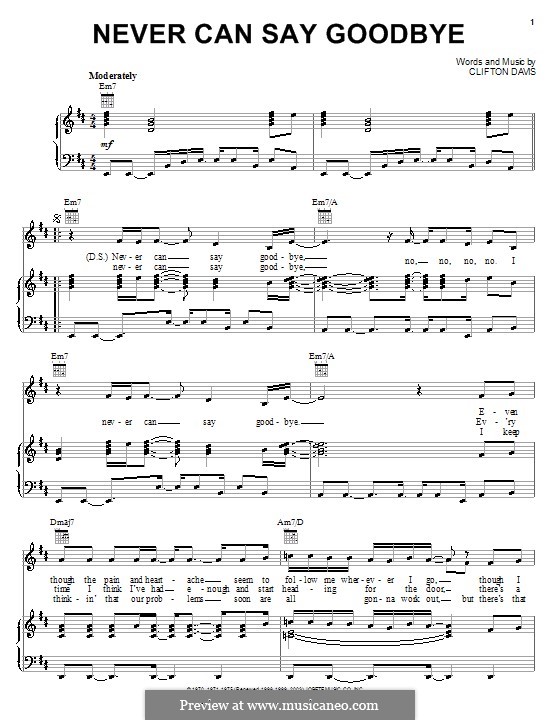 Never Can Say Goodbye (The Jackson 5) por C. Davis em músicaNeo