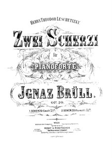 Two Scherzos, Op.20: Two Scherzos by Ignaz Brüll