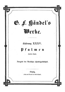 Psalms: livro II by Georg Friedrich Händel