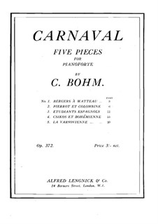 Carnival, Op.372: Carnival by Carl Böhm