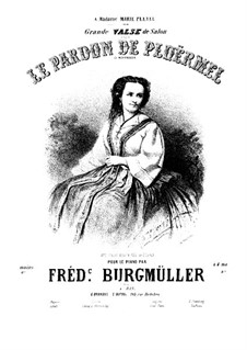 Le Pardon de Ploërmel. Grande valse de salon: Para Piano by Johann Friedrich Burgmüller