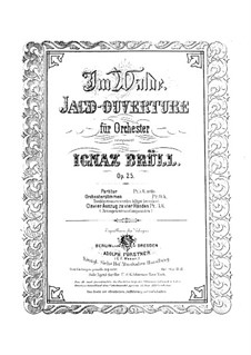 In the Forest, Op.25: para piano de quadro mãos by Ignaz Brüll