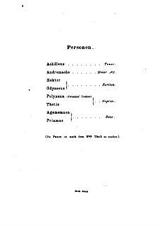 Achilleus, Op.50: Achilleus by Max Bruch
