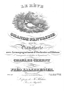 Le rève. Grand Fantasia, Op.113: Para Piano by Friedrich Kalkbrenner