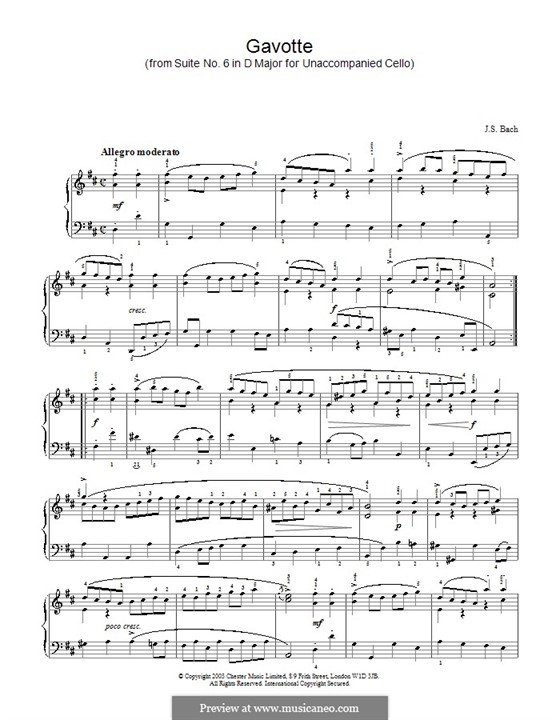 Suite for Cello No.6 in D Major, BWV 1012 por J.S. Bach em músicaNeo