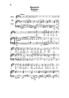 Hjemfart, HK 152: Hjemfart by Halfdan Kjerulf