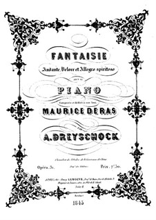 Фантазия для фортепиано, Op.31: Фантазия для фортепиано by Александр Драйшок