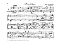 The Vesper Voluntaries, Op.14: Nr.5 Vesperklänge by Эдуард Элгар