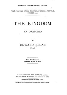 Царство Божье, Op.51: Клавир с вокальной партией by Эдуард Элгар