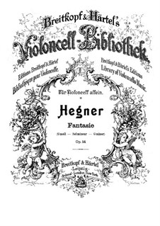 Фантазия для виолончели, Op.14: Фантазия для виолончели by Антон Хайнер