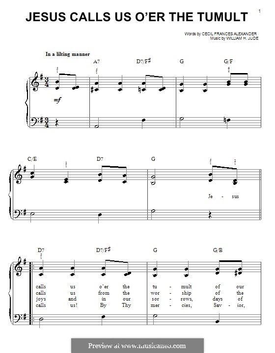 Jesus Call Us: Для фортепиано by William Herbert Jude