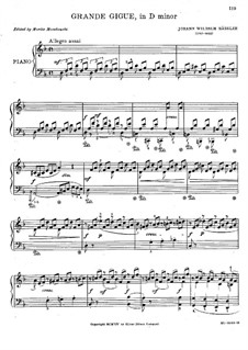 Большая жига ре минор, Op.31: Большая жига ре минор by Иоганн Вильгельм Хесслер