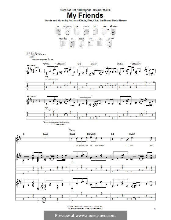 Red hot peppers аккорды. My friends RHCP табы. Red hot Chili Peppers Otherside Ноты для фортепиано. RHCP my friends. Red hot Chili Peppers Porcelain Ноты.