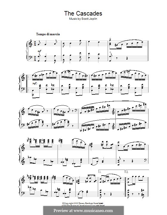 Каскады: Для фортепиано by Скотт Джоплин