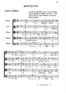 O sacrum convivium: O sacrum convivium by Андреа Габриэли