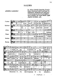 Beati quorum remissae sunt: Beati quorum remissae sunt by Андреа Габриэли