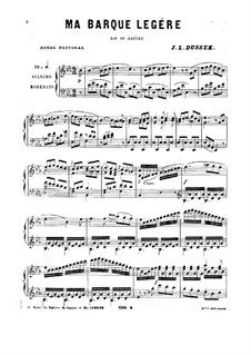 Ma barque légère: Ma barque légère by Ян Ладислав Дуссек