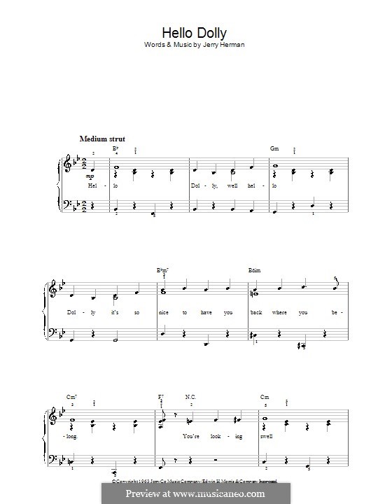 Piano-vocal version: Для фортепиано (легкий уровень) by Jerry Herman