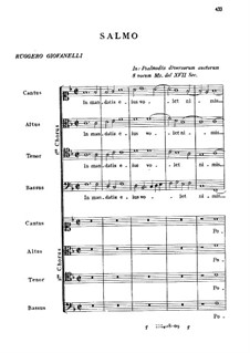 Псалом 'In mandatis eius volet nimis': Псалом 'In mandatis eius volet nimis' by Руджеро Джованнелли