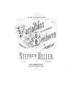 Двадцать одна вариация на тему Бетховена, Op.133: Двадцать одна вариация на тему Бетховена by Стефан Геллер