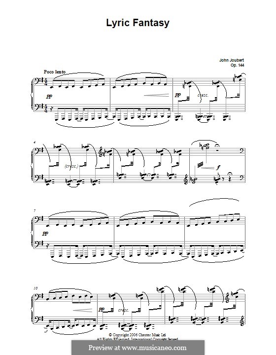Лирическая фантазия, Op.144: Лирическая фантазия by John Joubert