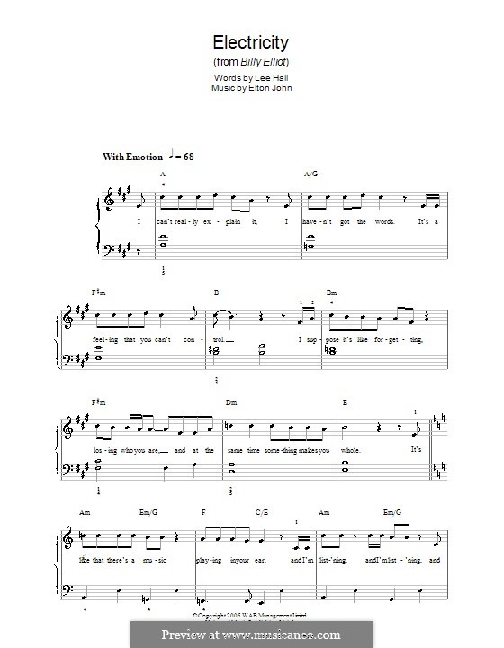 Electricity: Для начинающего пианиста by Elton John