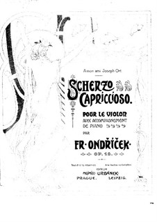 Скерцо каприччиозо, Op.18: Скерцо каприччиозо by Франтишек Ондржичек