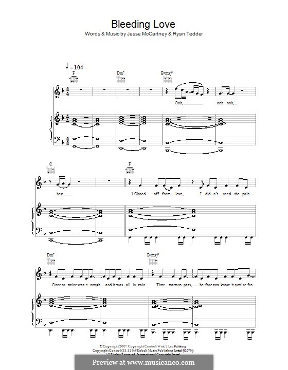 lyrics for bleeding love lyrics for bleeding love